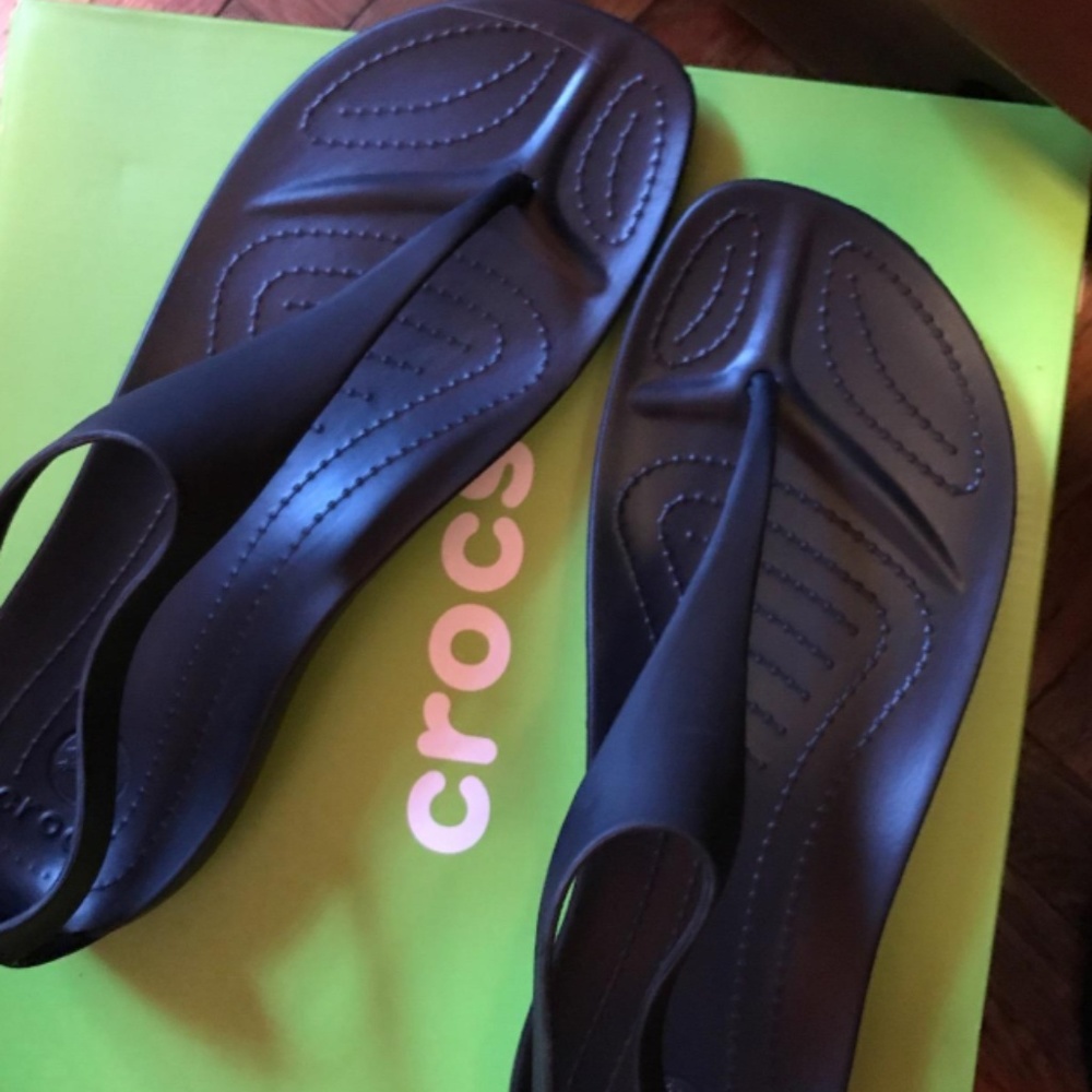 Crocs Flip Flops Black